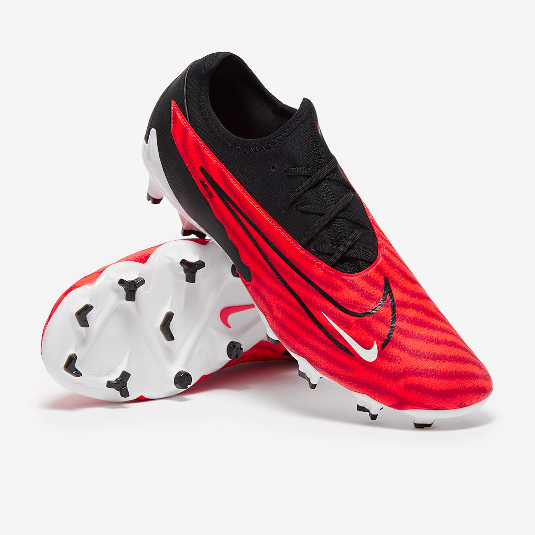 Nike Ghost GX Pro FG - Carmesí Vivo/Negro/Blanco - Botas para hombre