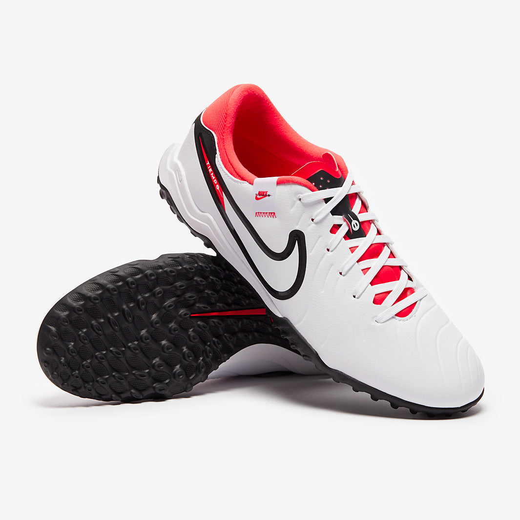 Nike Tiempo Legend X Academy TF - White/Black/Bright Crimson