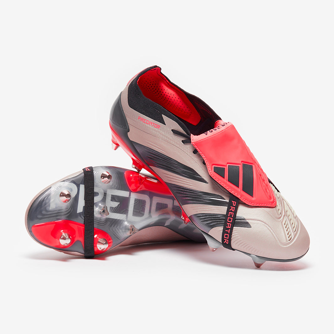 adidas Predator Elite Tongue SG - Platino Met/Aurora Negro/Carbón