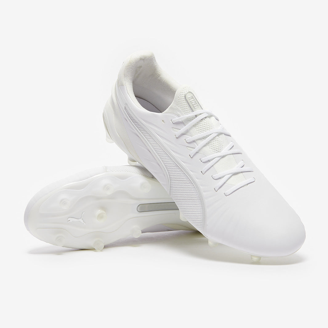 Puma King Ultimate FG/AG 28cm ホワイト Puma King Ultimate FG/AG - Puma Blanco/Puma Blanco - Botas para hombre