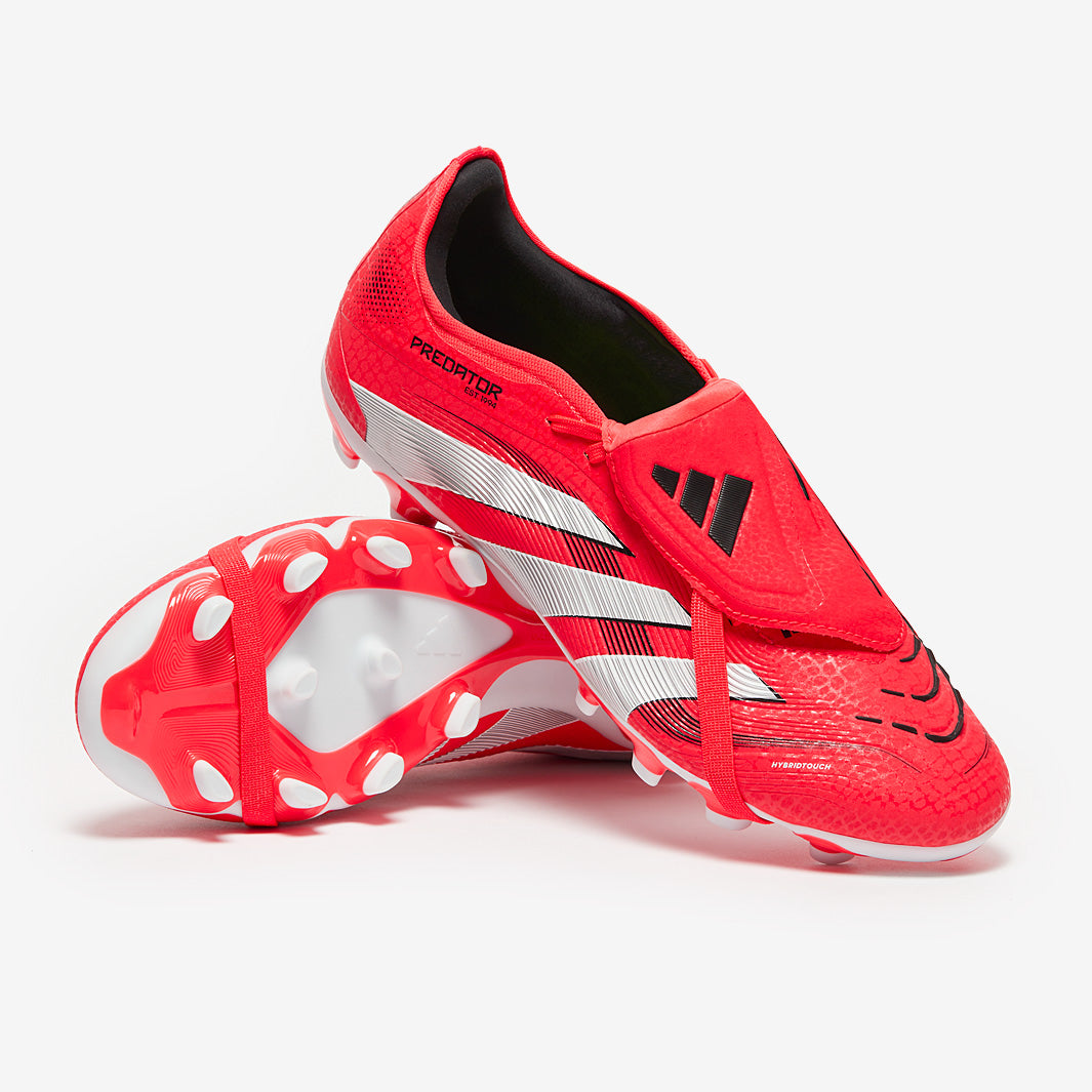 adidas Predator Pro Tongue MG - Rojo Lúcido/Blanco/Negro - Botas