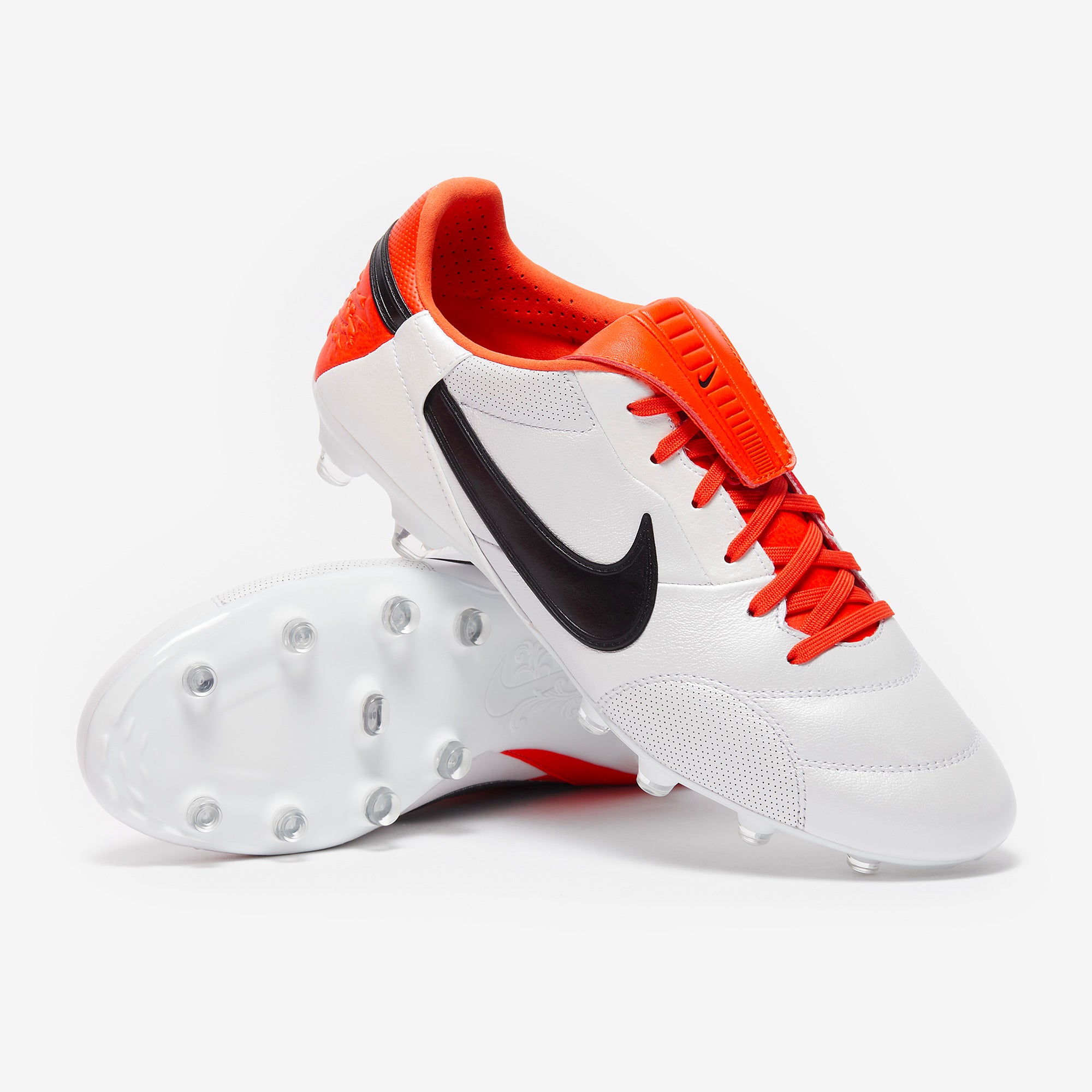 Nike The Premier III FG - Blanco/Team Naranja/Negro - Botas para