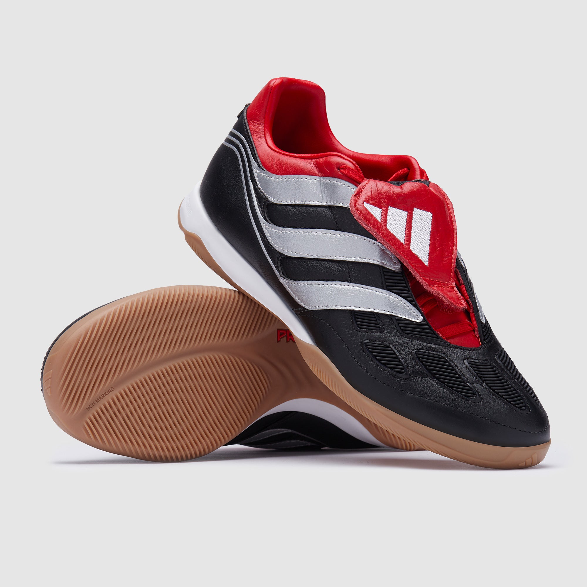 adidas Predator Precision Street - Negro/Plateado Met./Rojo Vivo