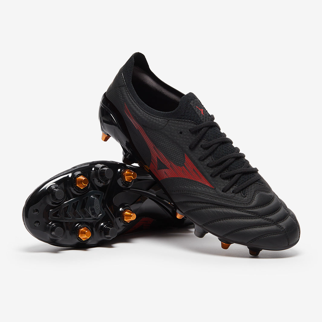Mizuno Morelia Neo IV Beta Elite Mix SG - Negro/Morelia 40th Rojo