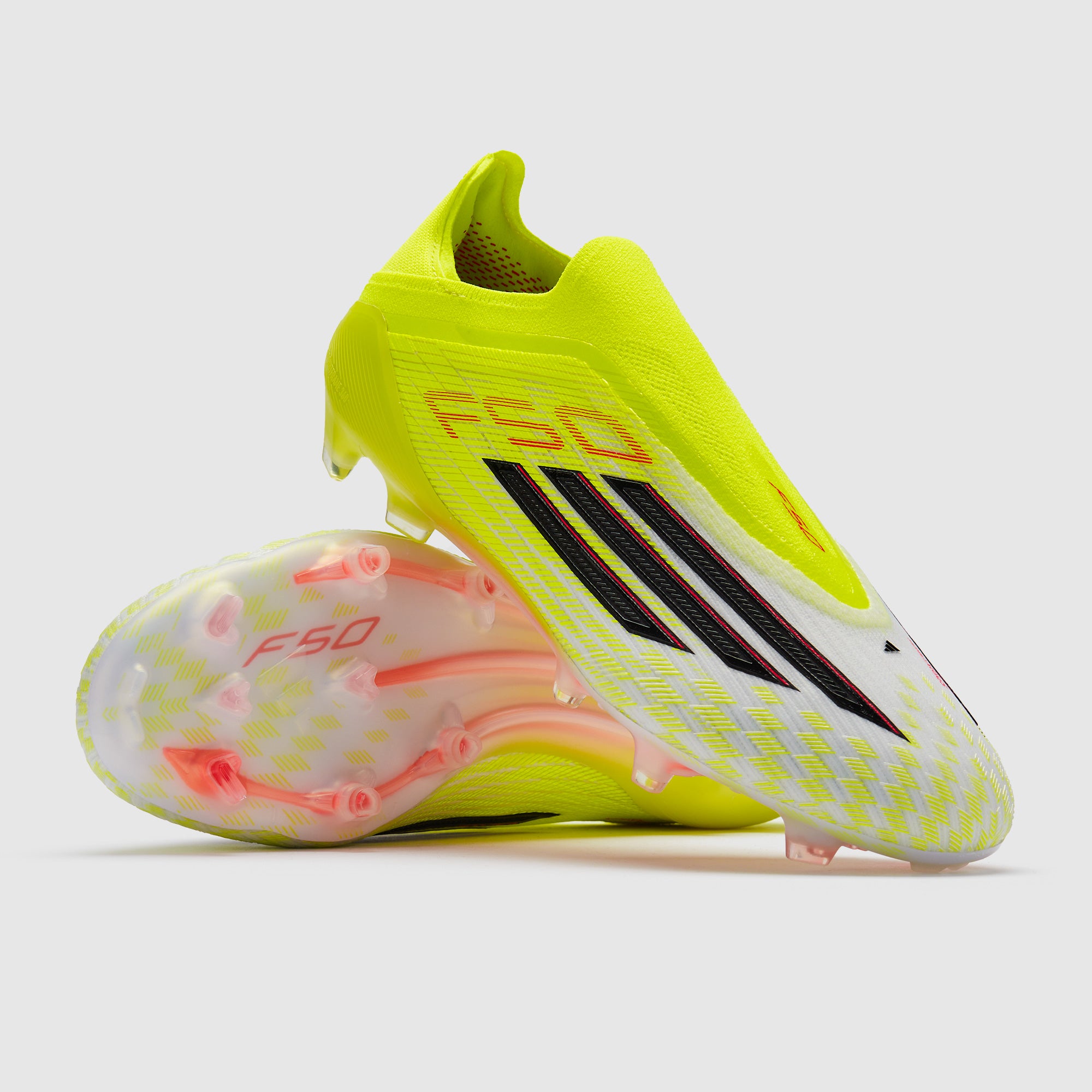 adidas F50 Elite Sin Cordones FG - Team Amarillo Solar/Negro/Rojo