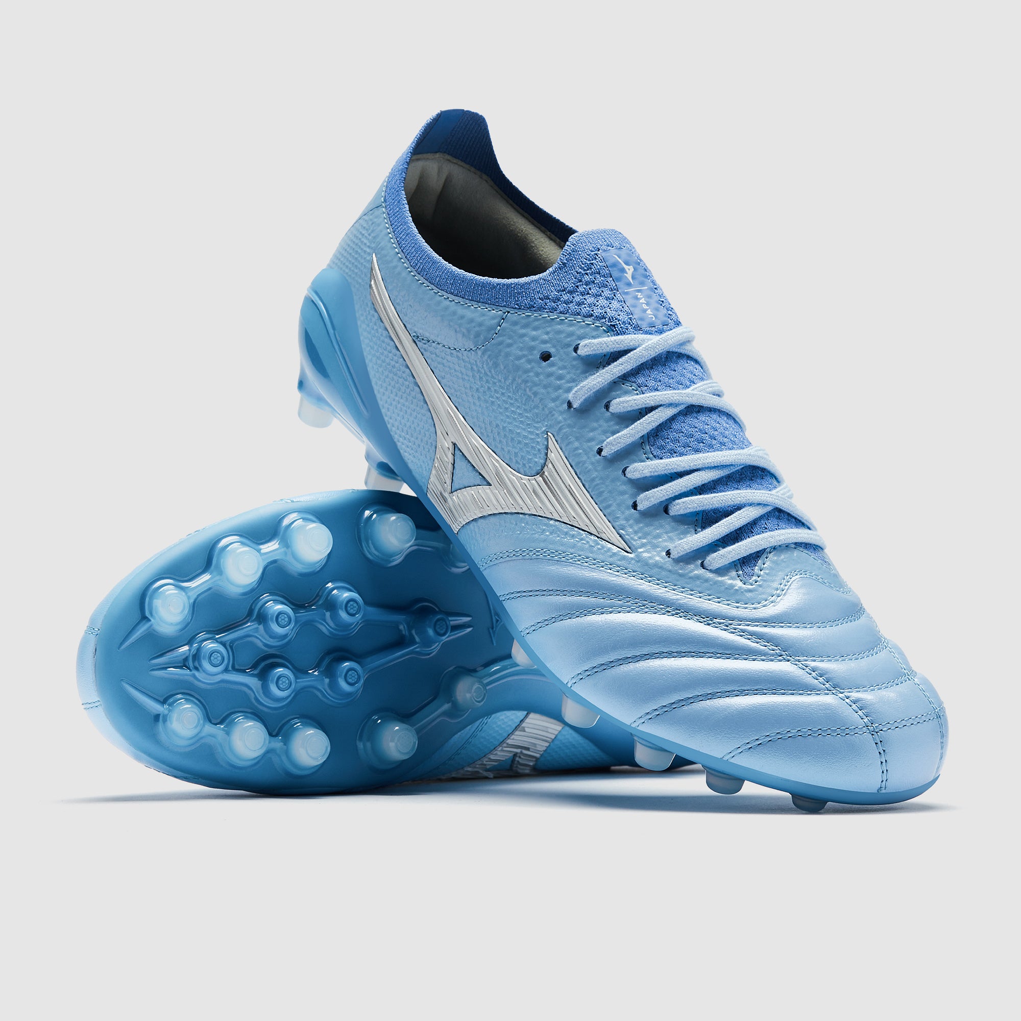 Mizuno Morelia NEO 4 β Japan Mizuno Morelia Neo IV Beta Made In Japan AG - Celeste/Blanco