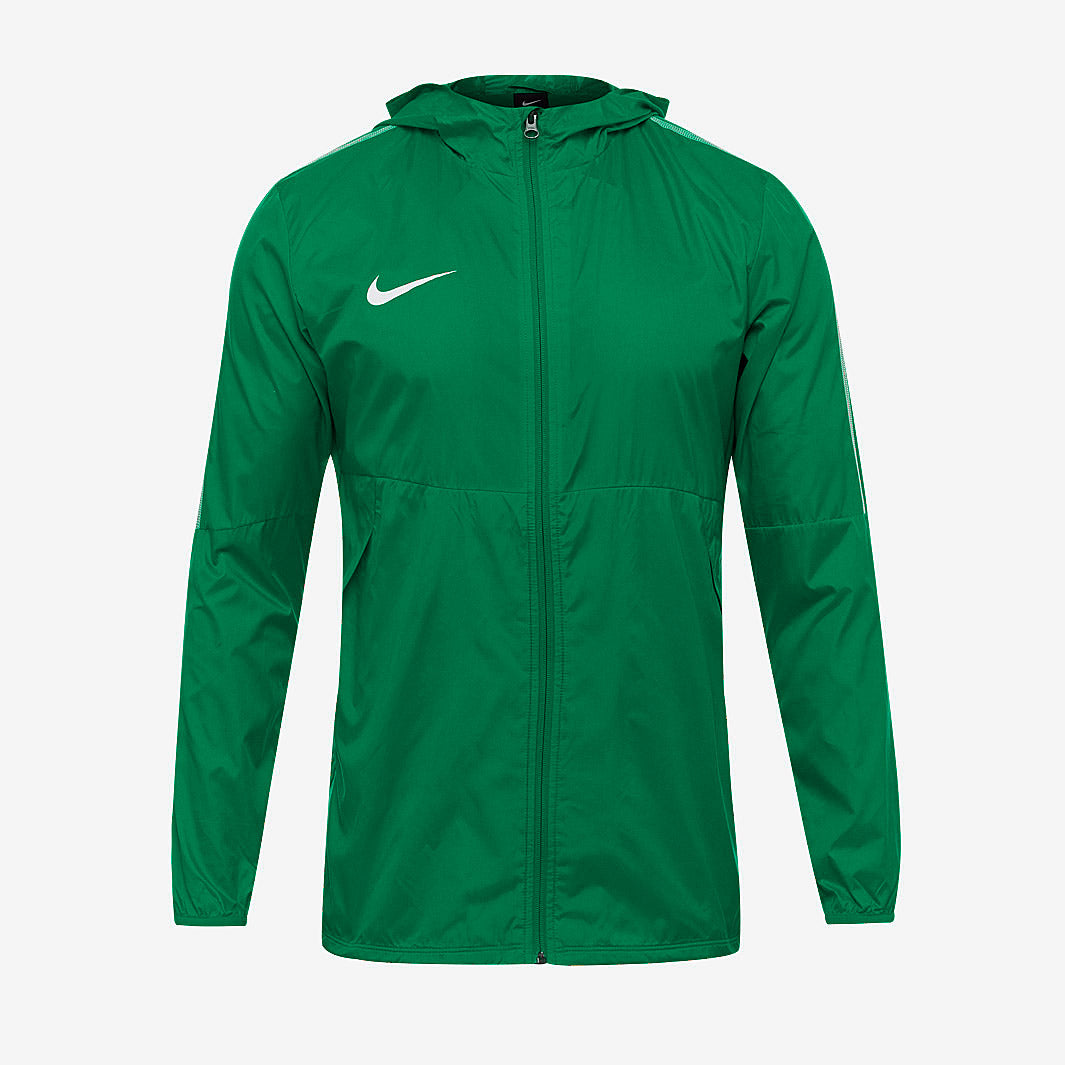 Nike Boys Park 18 Rain Jacket - Pine Green/White - Junior Football