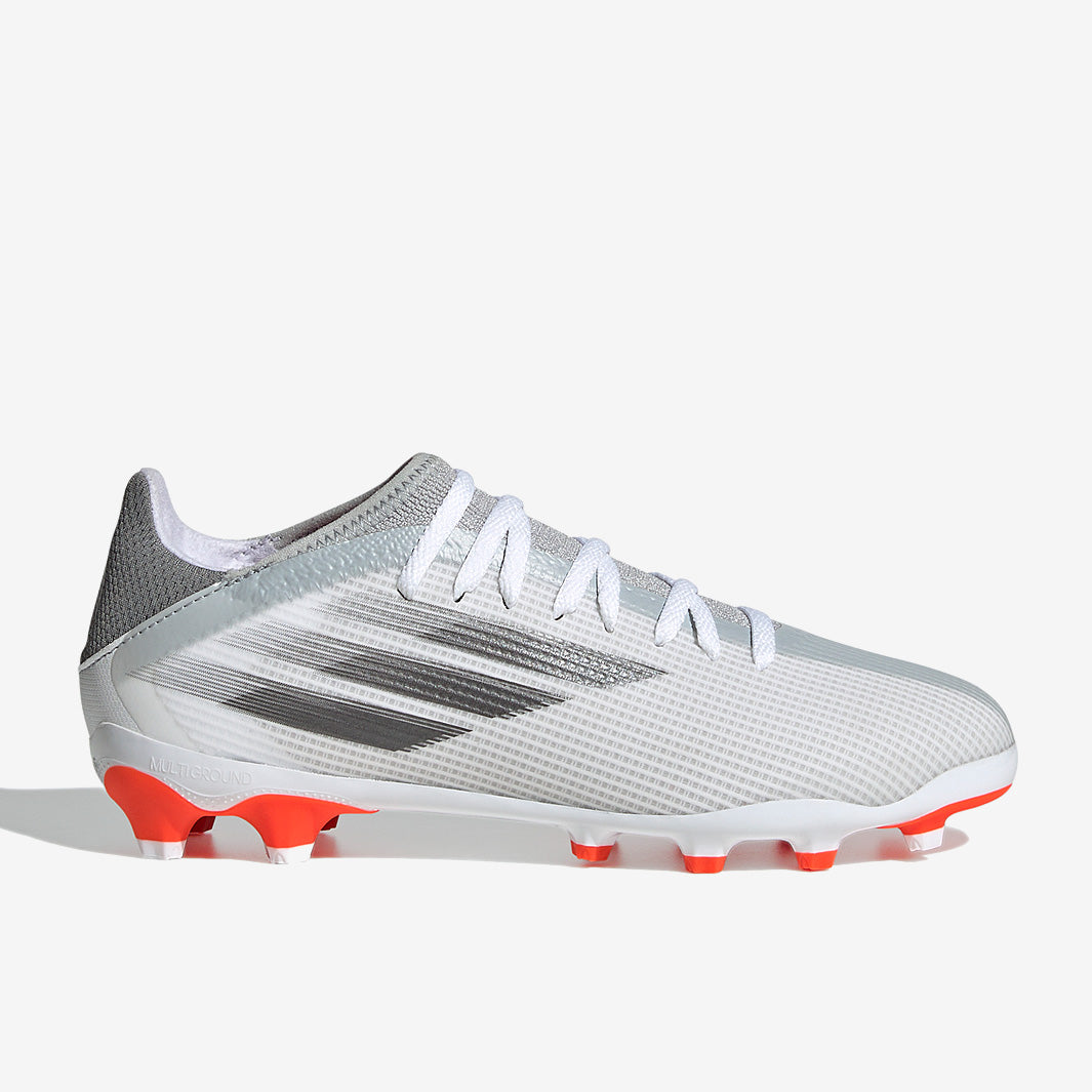 adidas Kids X Speedflow .3 MG - White/Iron Metallic/Solar Red