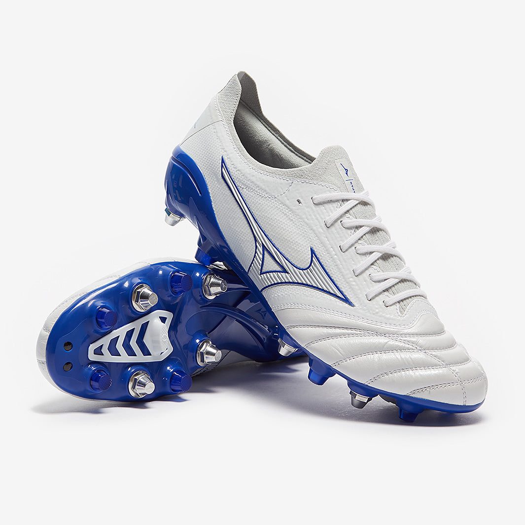 Mizuno Morelia Neo III ホワイト/ブルー Mizuno Morelia Neo III ß Japan SG-Pro - White/Reflex Blue/Cool