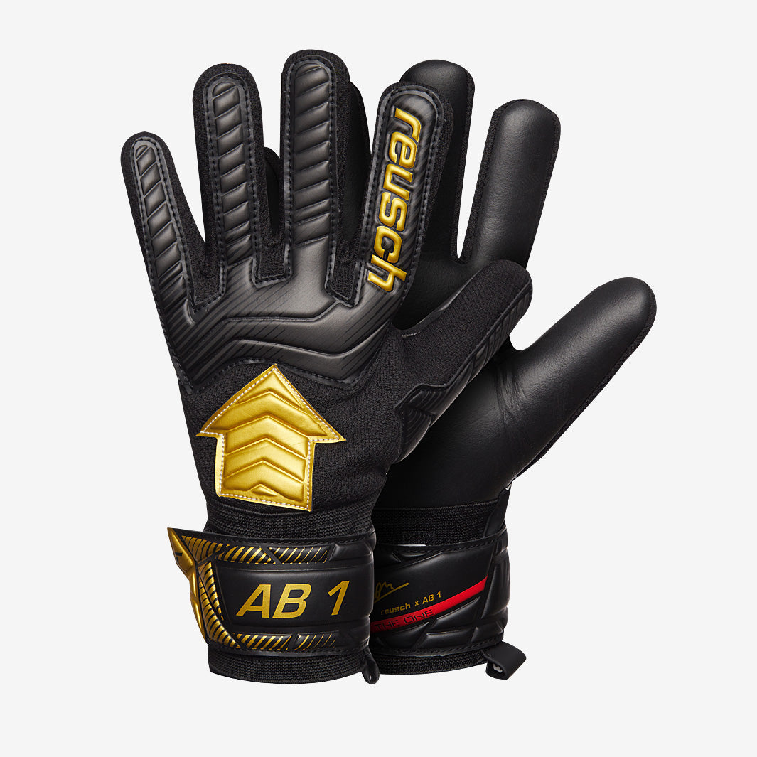 Reusch Kids Attrakt x Alisson Becker - Negro/Negro tonal/Dorado intenso ...