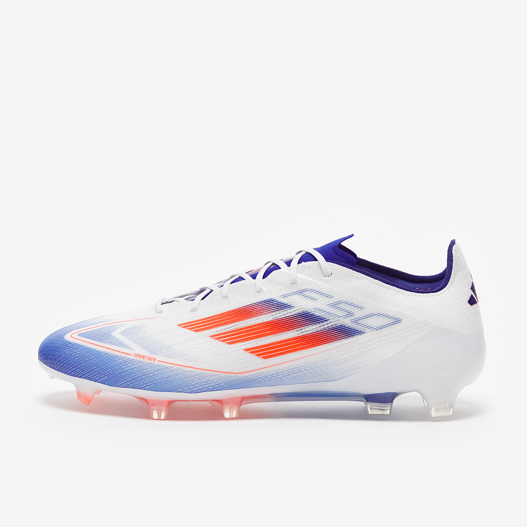 adidas F50 Elite FG - Ftwr Blanco/Rojo/Azul Lúcido - Botas para hombre