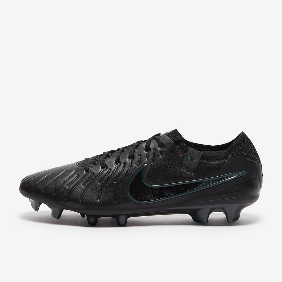 新品 NIKE TIEMPO LEGEND 8 ELITE FG 24.5 黒 Nike Tiempo Legend X Elite FG - Negro/Negro/Jungla - Botas para hombre
