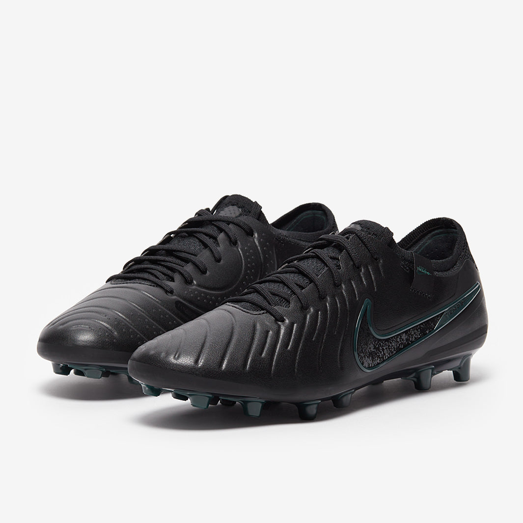シューズ NIKE TIEMPO ELITE AG Nike Tiempo Legend X Elite AG-Pro - Negro/Negro/Jungla - Botas