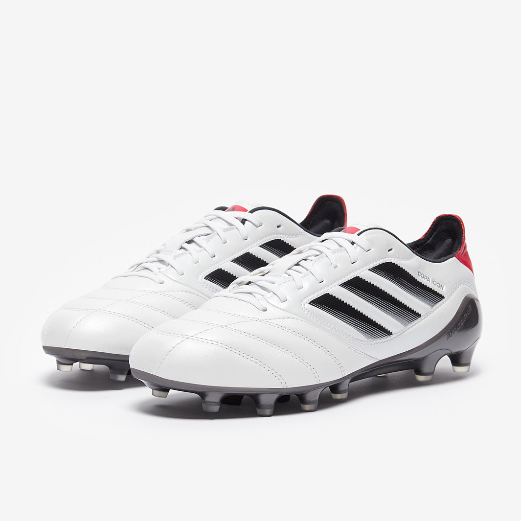 adidas Copa Icon II FG/AG - Ftwr Blanco/Negro/Rubí Puro - Botas