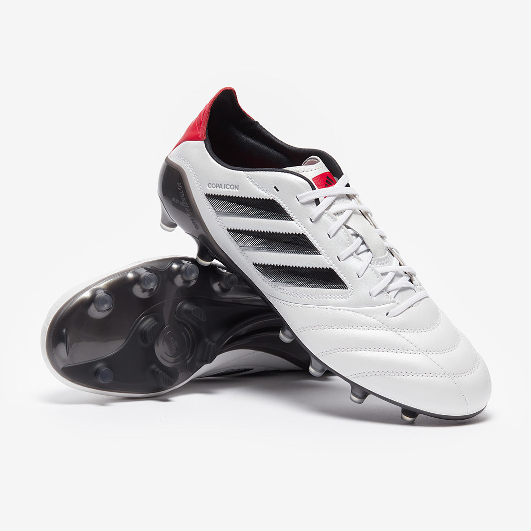 adidas Copa Icon II FG/AG - Ftwr Blanco/Negro/Rubí Puro - Botas