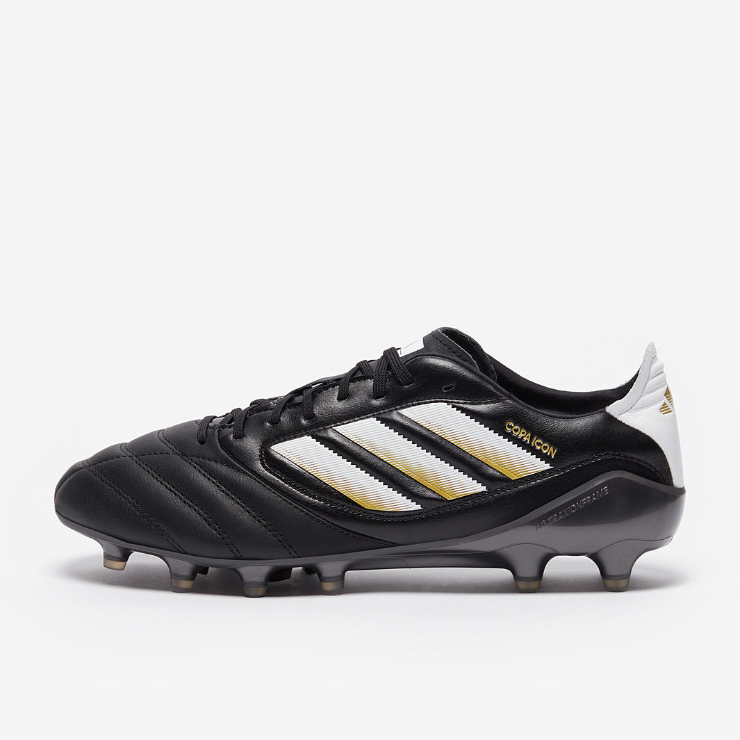 adidas Copa Icon 2 FG/AG - Negro/Ftwr Blanco/Dorado Met - Botas