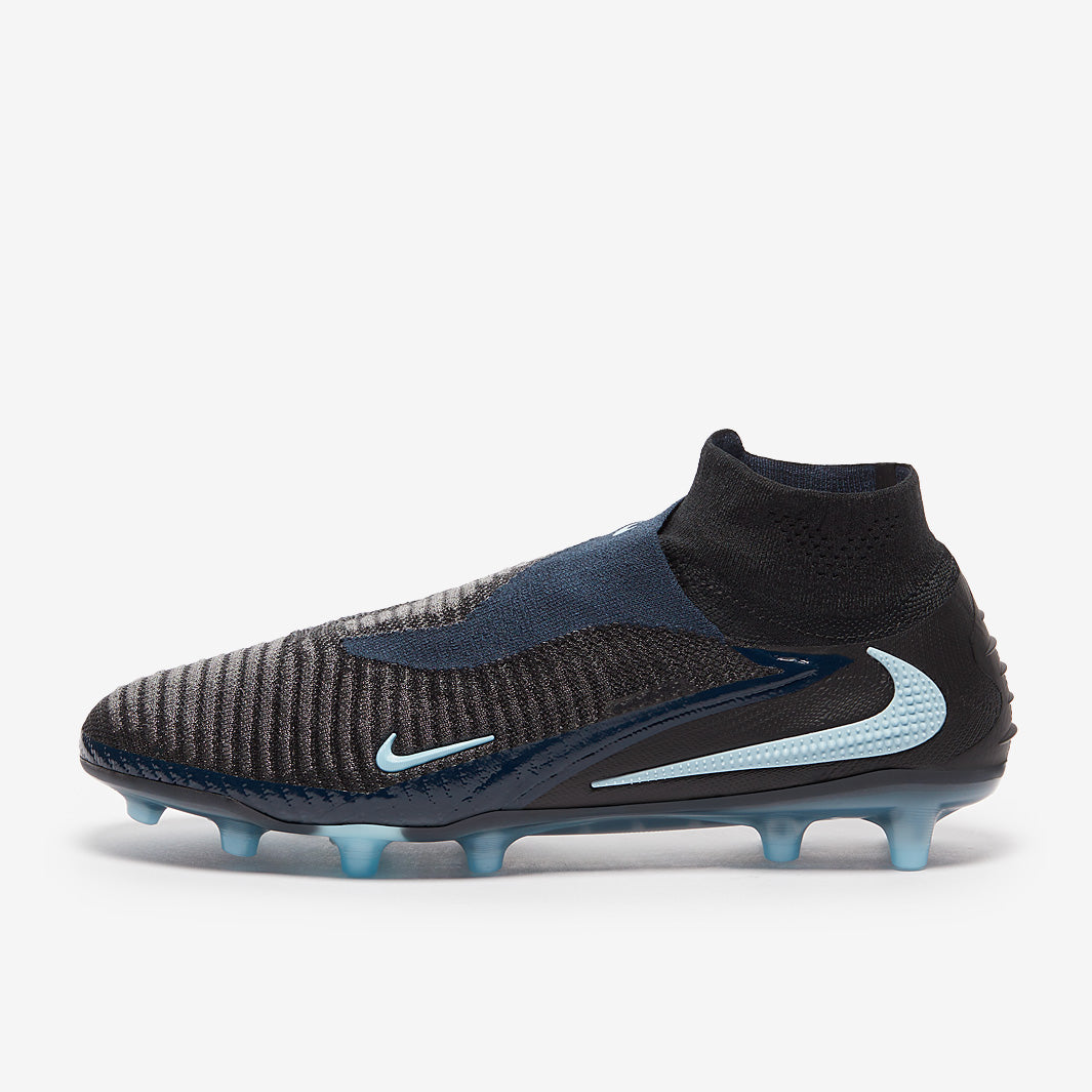 Nike Phantom 6 Elite High AG-Pro - Negro/Hielo Azul - Botas para