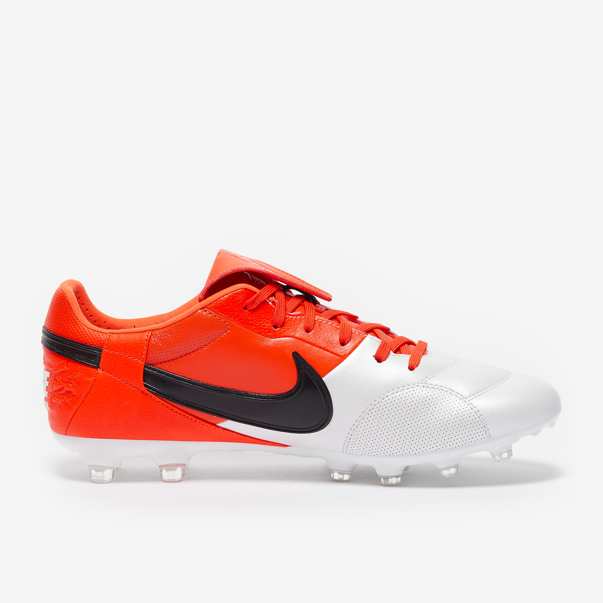 Nike The Premier III FG - Blanco/Team Naranja/Negro - Botas para