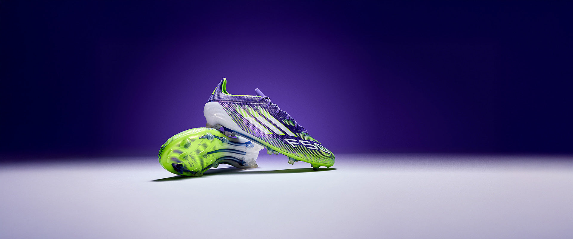 adidas F50 Elite FG - Morado Rush/Ftwr Blanco/Limón Lúcido - Botas
