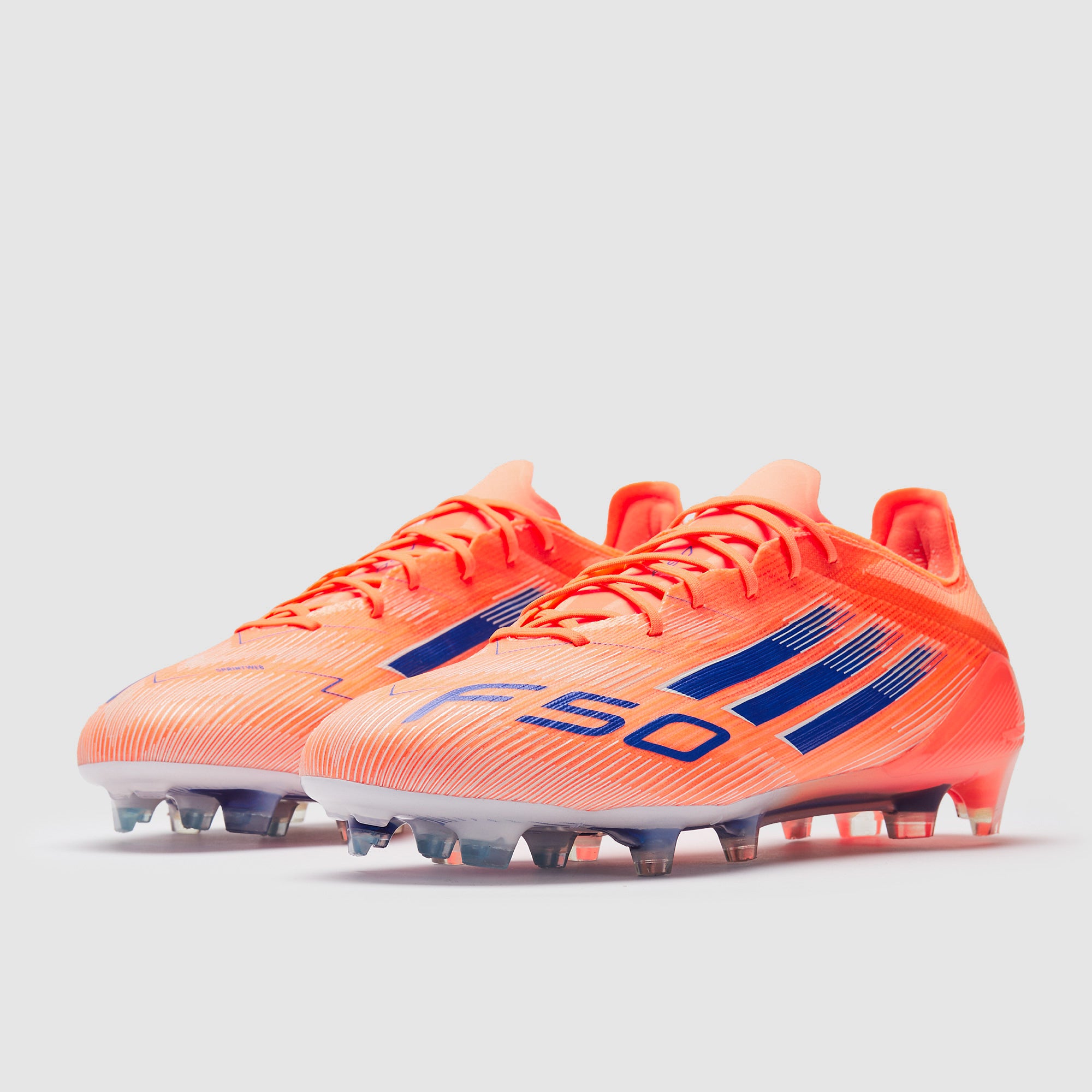 adidas F50 Elite FG - Beam Naranja/Azul Lúcido/Ftwr Blanco - Botas