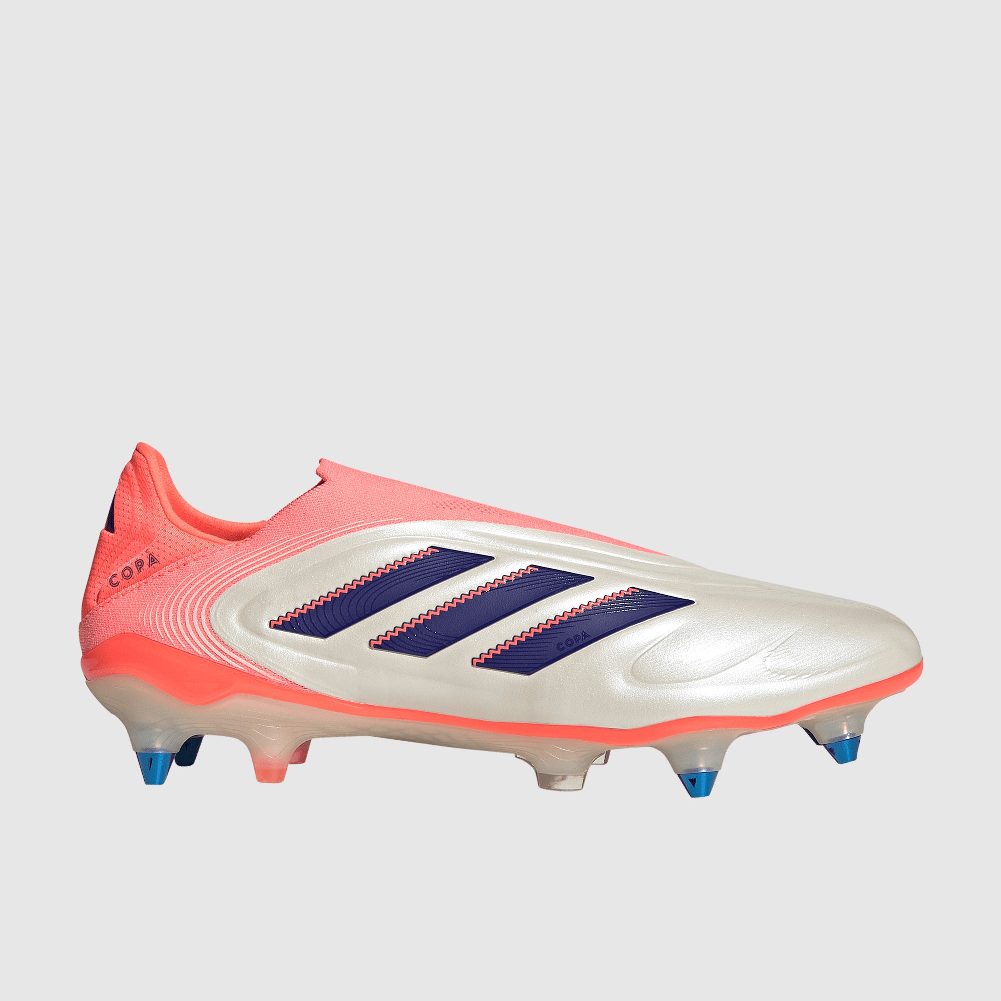 adidas Copa Pure III Elite Sin Cordones SG - Blanco Off/Lucid Azul