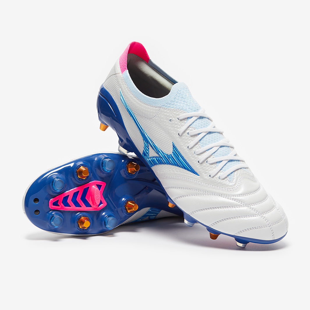 Mizuno Morelia Neo IV Beta Made in Japan Mix SG - Blanco/Tanager