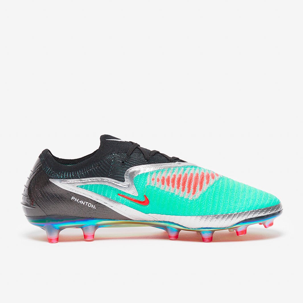 シューズ NIKE PHANTOM 6 LOW ELITE LE AG-PRO Nike Phantom 6 Elite LE Low AG-Pro - Cromo/Negro - Botas para hombre