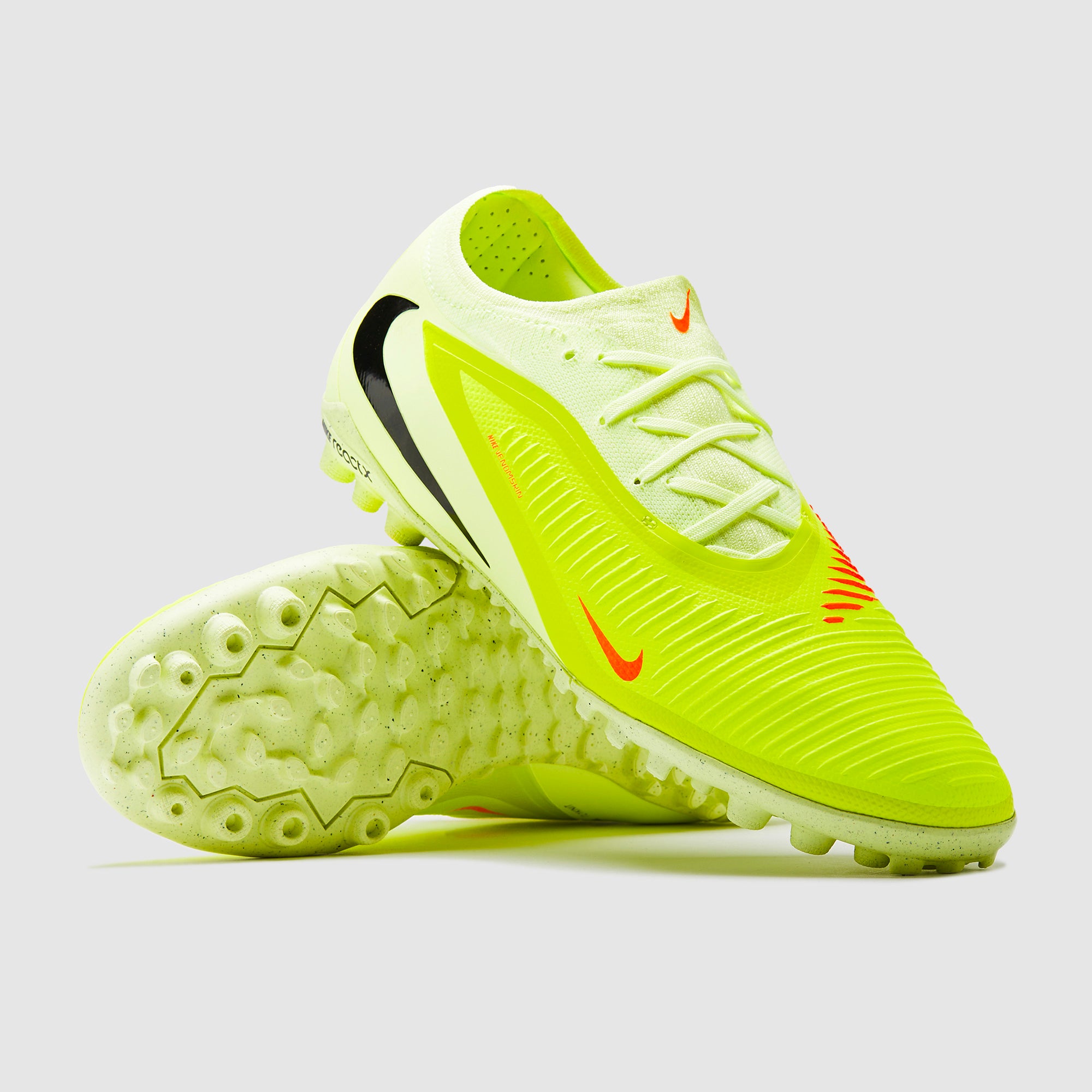 Nike ReactX Phantom 6 Pro Low TF - Limalight/Hyper Carmesí/Negro