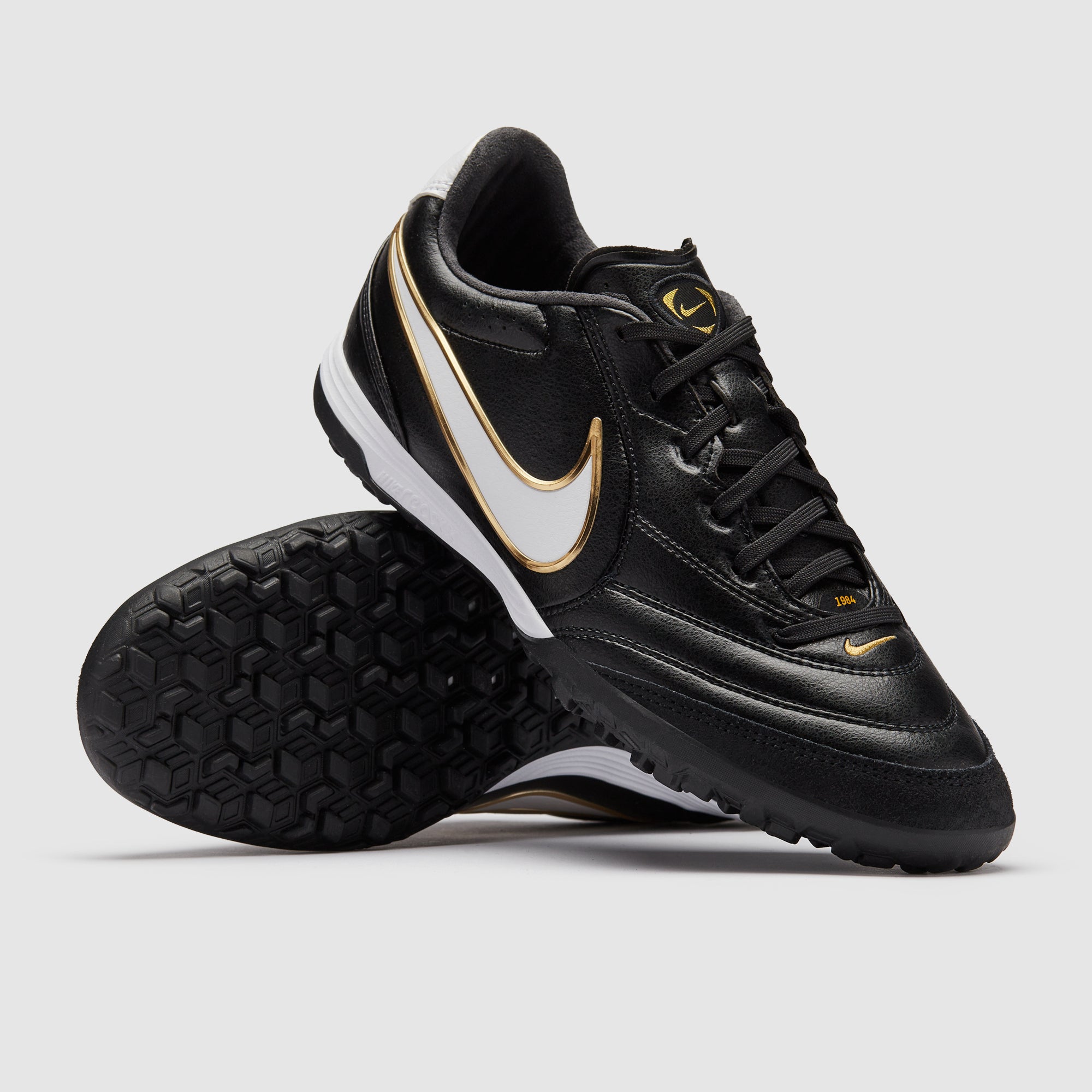 シューズ NIKE TIEMPO LIGERA PRO TF 27.5 Nike Tiempo Ligera Pro TF - Negro/Blanco - Zapatillas para hombre