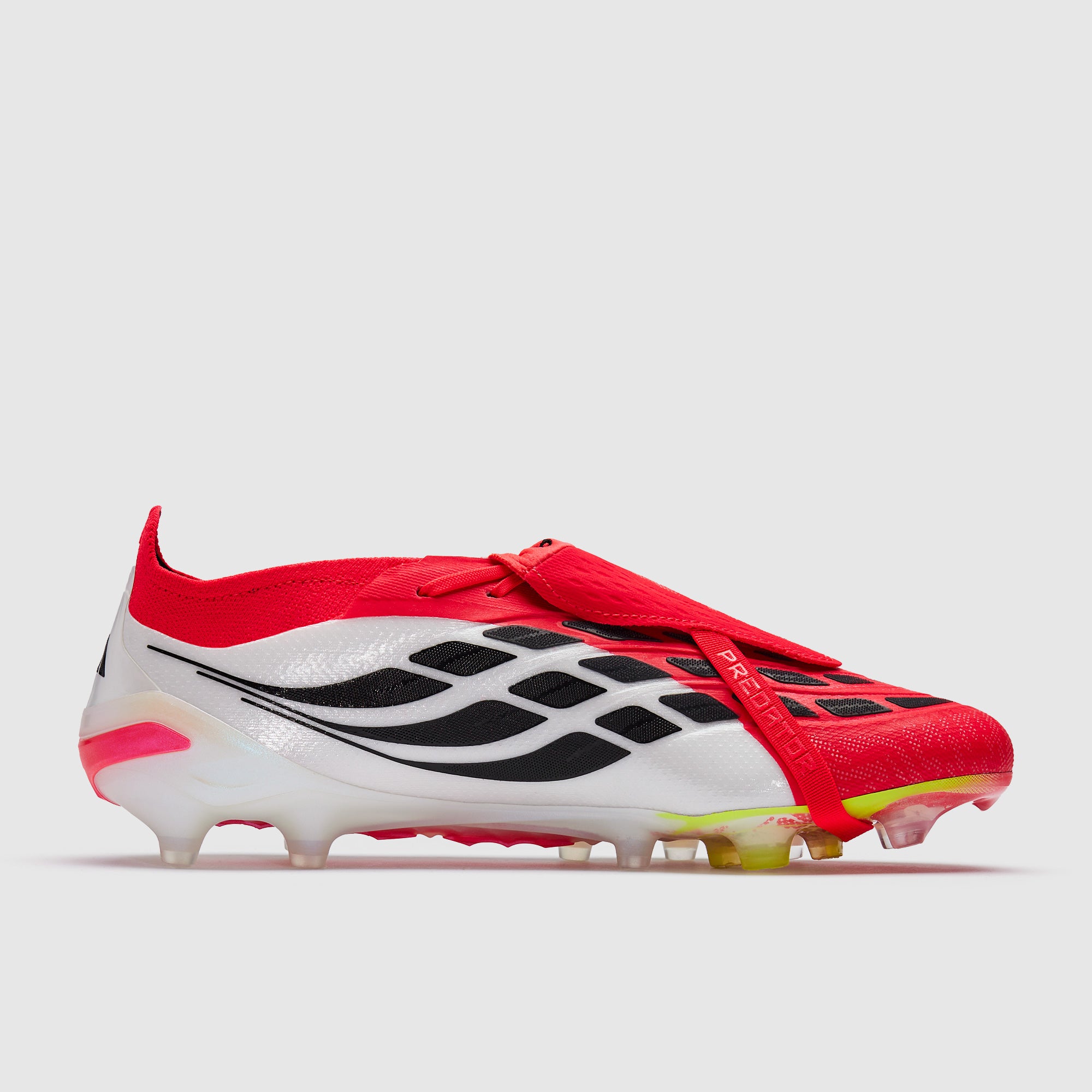 adidas Predator Elite Tongue AG - Rojo Lúcido/Negro/Ftwr Blanco