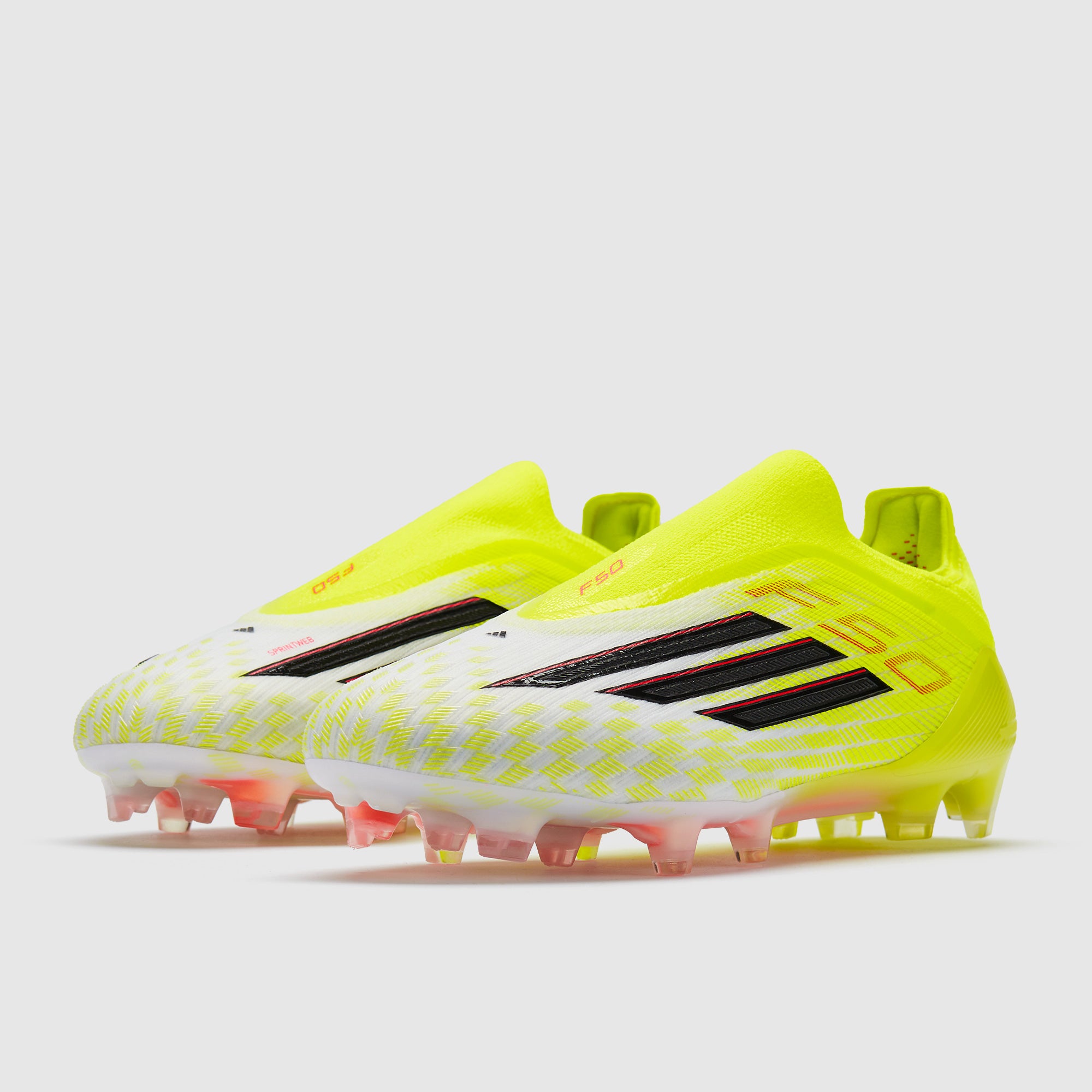 adidas F50 Elite Sin Cordones FG - Team Amarillo Solar/Negro/Rojo