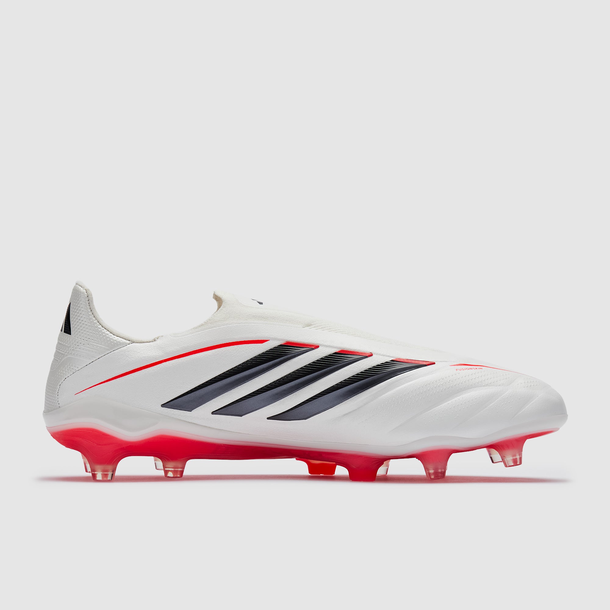adidas Copa Pure IV Elite Sin Cordones FG - Zero Met./Negro/Rojo