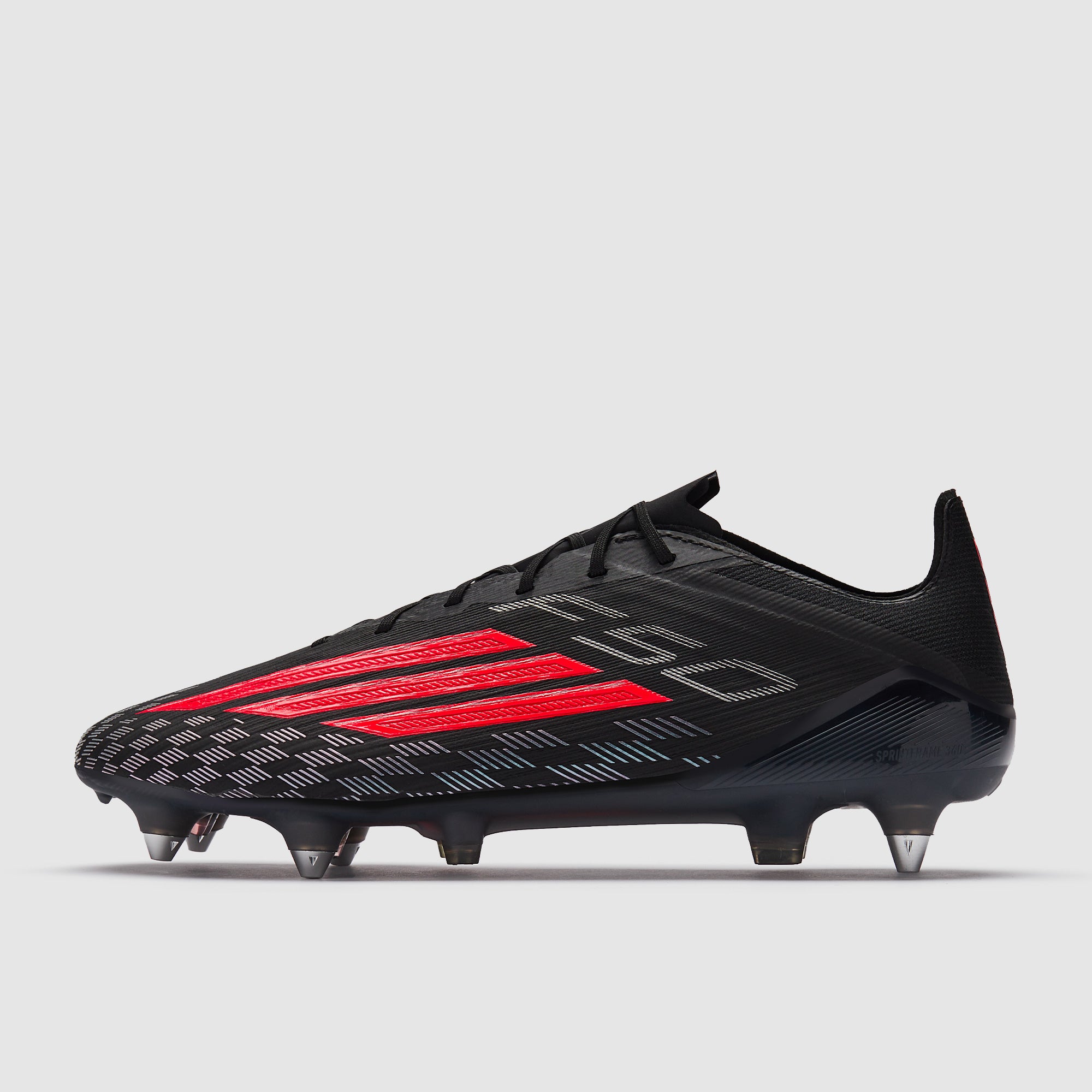 アディダスF50 ELITE SG adidas F50 Elite SG - Negro/Rojo Lúcido/Negro - Botas para hombre