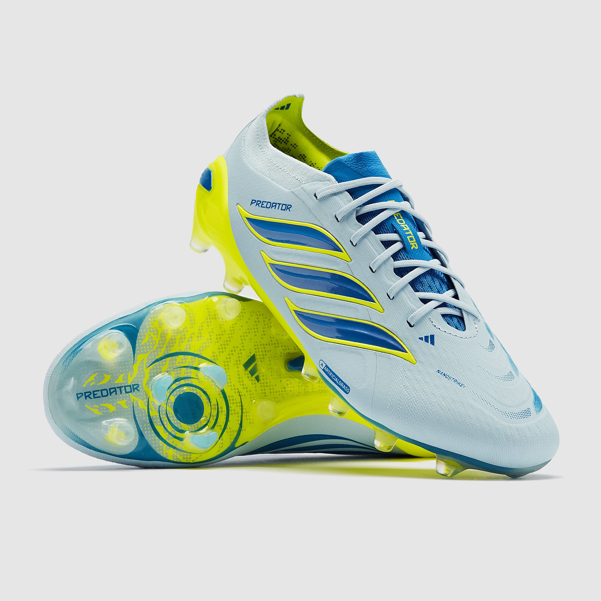 adidas Predator Elite AG - Cielo Cristal/Rayo Azul/Team Amarillo Solar ...