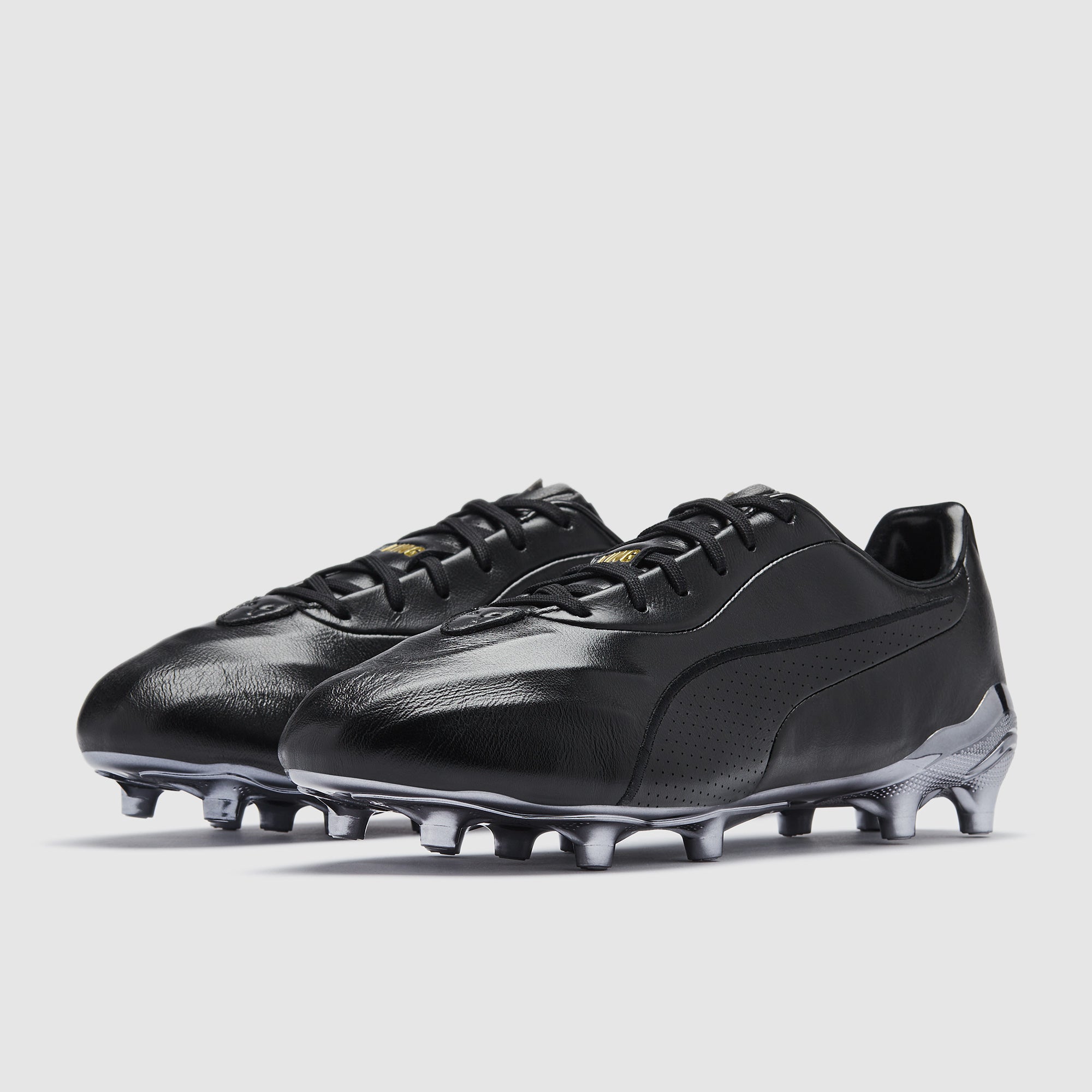 Puma King Platinum FG/AG x Pantera Negra - Negro/Negro - Botas