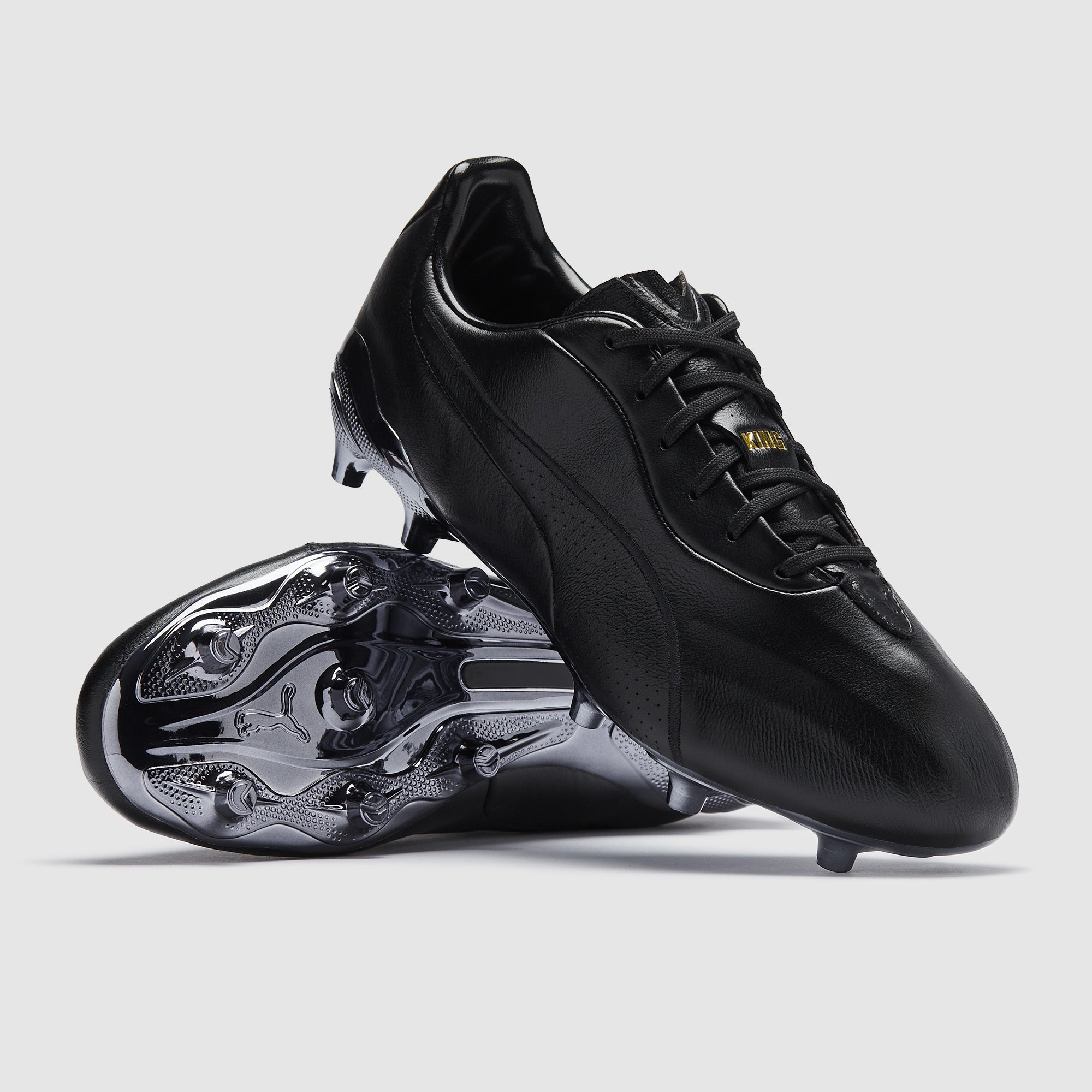 Puma King Platinum FG/AG x Pantera Negra - Negro/Negro - Botas
