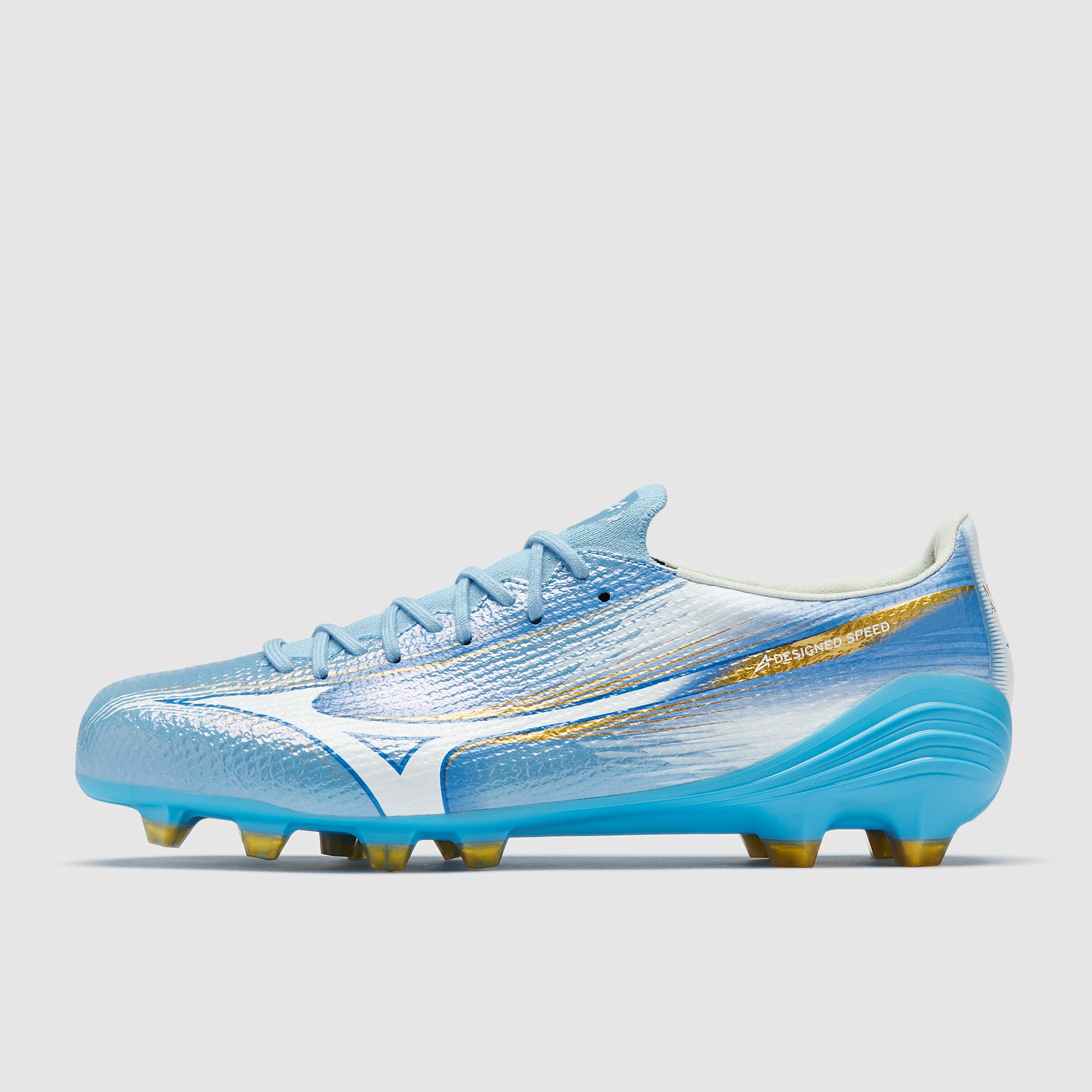Mizuno Alpha III Made In Japan FG - Celeste/Blanco - Botas para hombre