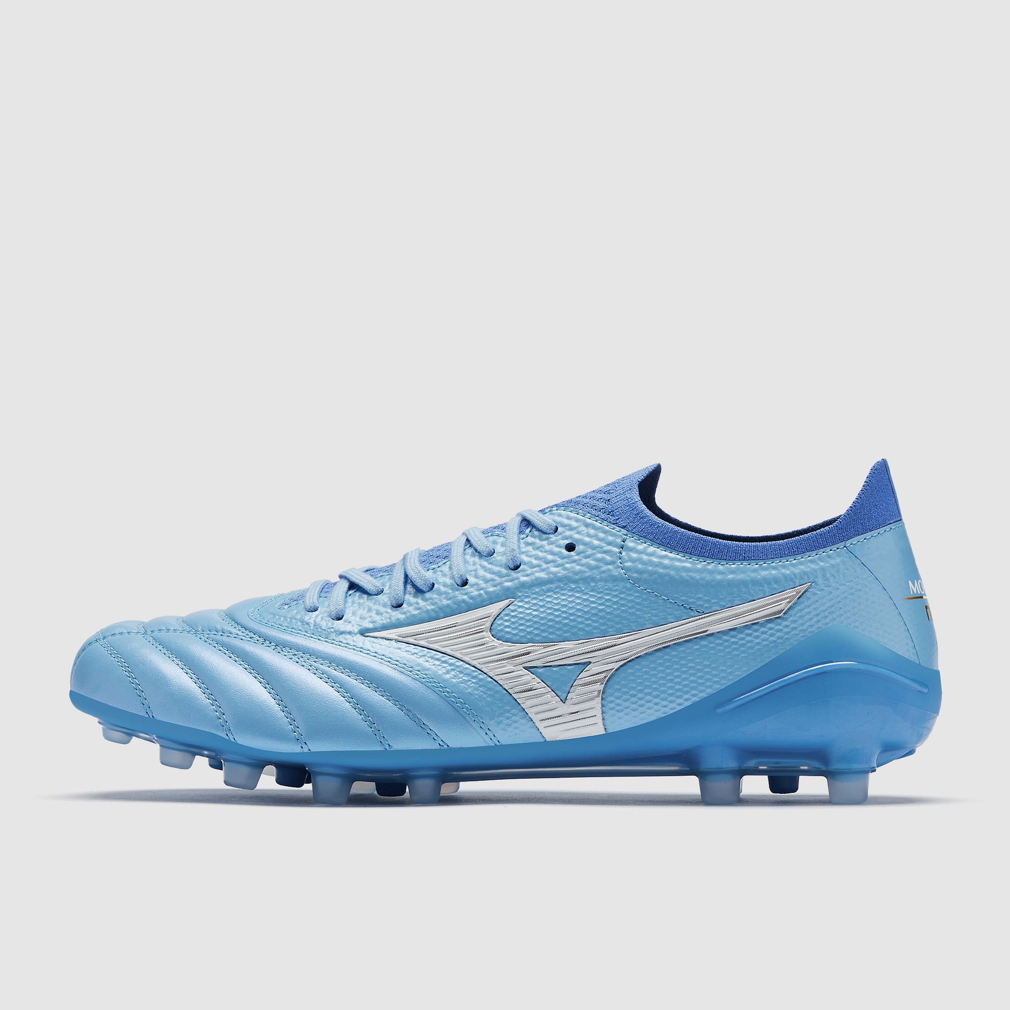 【新品未使用】MORELIA NEO Ⅳ JAPAN Mizuno Morelia Neo IV Beta Made In Japan AG - Celeste/Blanco