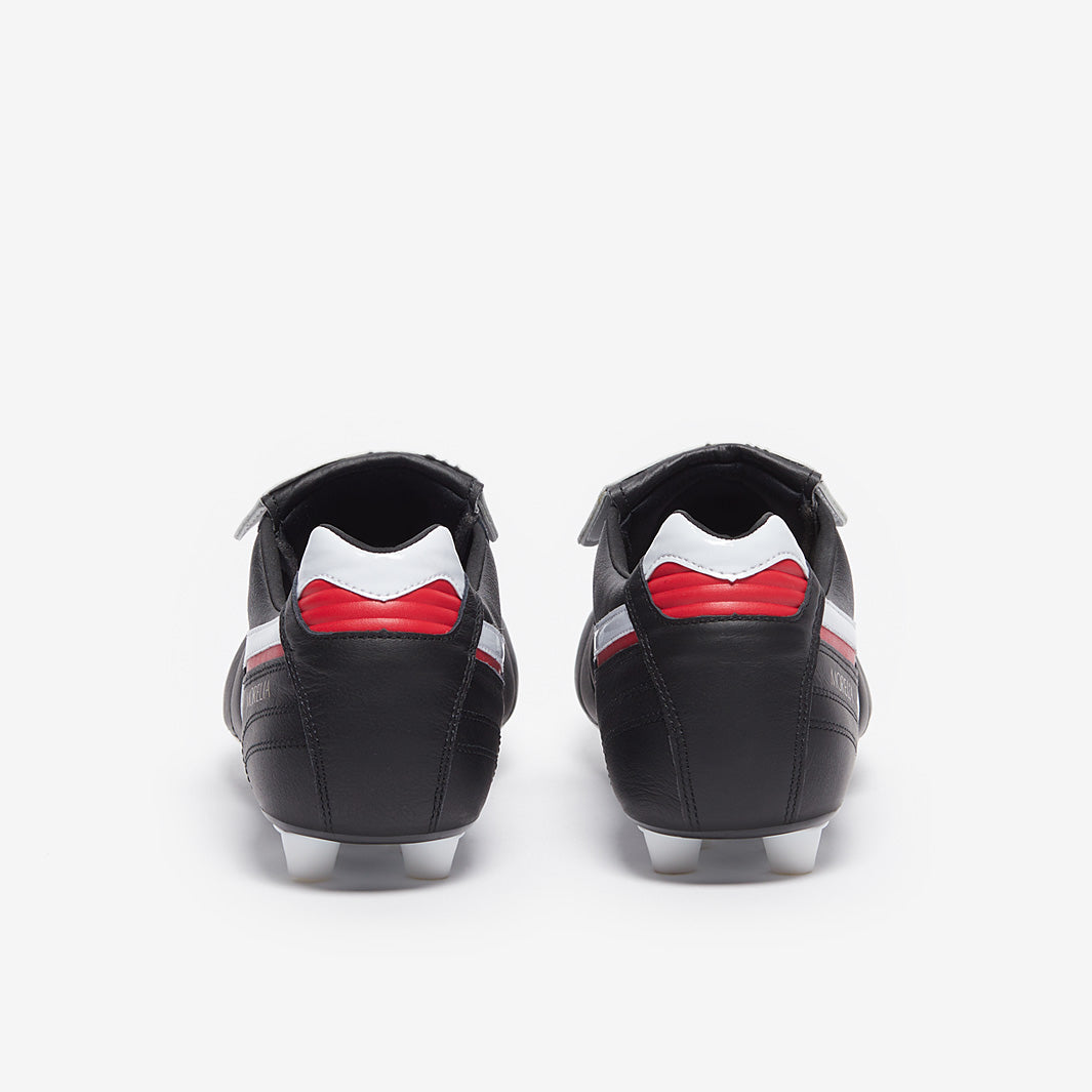 Mizuno Morelia II Made in Japan - Negro/Blanco/Rojo - Botas para