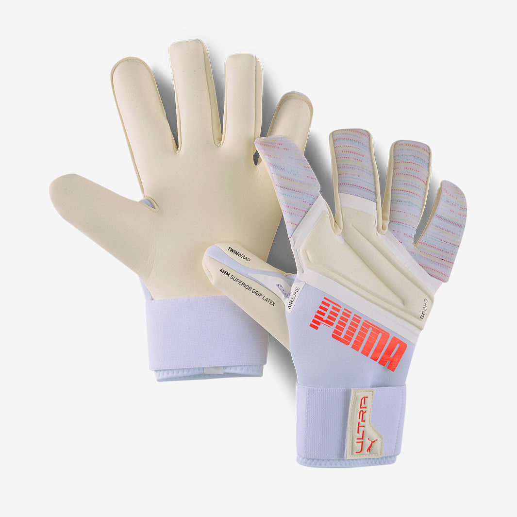 PUMA ULTRA GRIP1 HYBRID PRO プーマウルトラ 9号 Puma Ultra Grip 1 Hybrid Pro - White/Red Blast - Mens GK Gloves